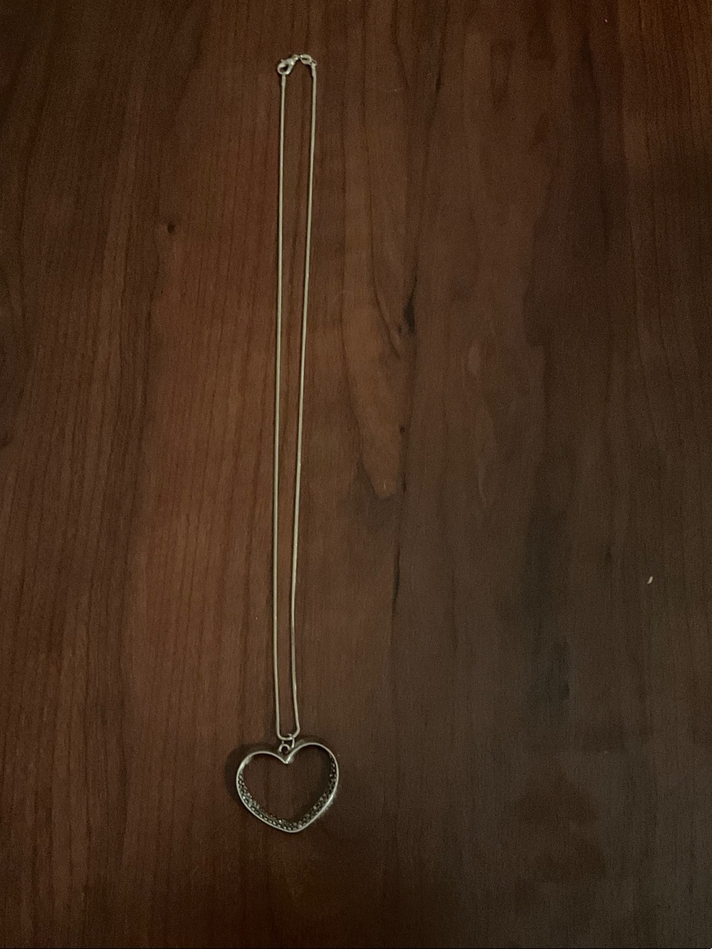 Silver Heart Pendant Necklace - Elegant Women’s Jewelry
